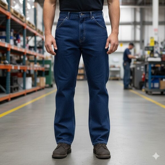 Carhartt FR Jeans Men's 38x30 Workwear Flame Resistant Work Pants FRB13-DNM NEW - Picture 2 of 10